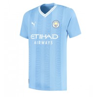 Camisa de Futebol Manchester City John Stones #5 Equipamento Principal 2023-24 Manga Curta